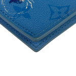 Louis Vuttion Pool Blue Monogram Passport Cover