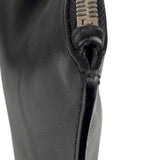 Fendi Black Monster Eye Leather Pouch/Clutch