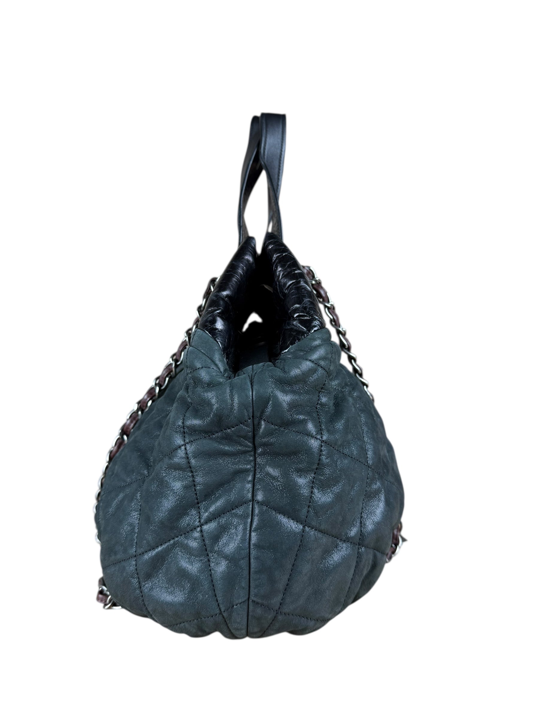 Chanel Matelasse In The Mix Leather Chain Tote '09