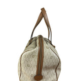 Christian Dior Vintage Beige Honeycomb Boston Bag