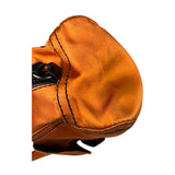Prada Orange Satin Double Pocket Satchel Shoulder Bag