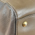Fendi Colorblock Leather Two-Way Flap Bag