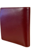 Cartier Vintage Maroon Leather Bifold Wallet