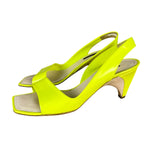 Louis Vuitton Neon Leather Heel