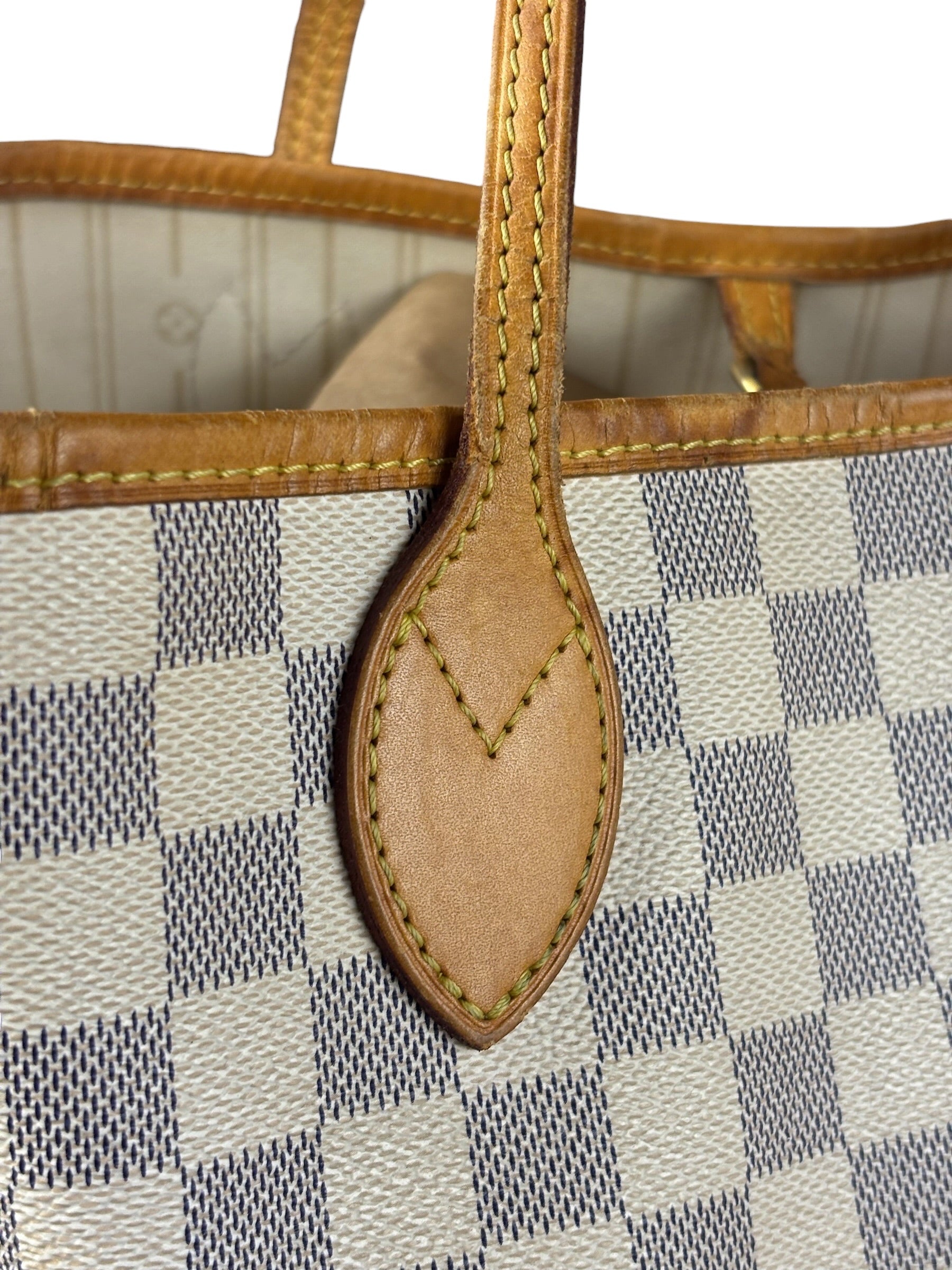 Louis Vuitton Damier Azur Neverfull Shoulder Bag GM