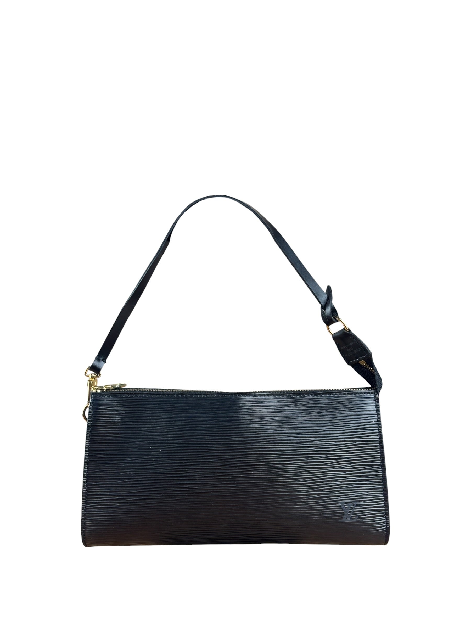 Louis Vuitton Black Epi Pochette