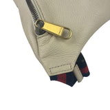 Gucci Cream Leather Print Belt Bag