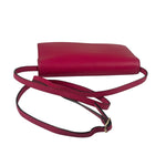 Gucci Pink Leather Swing Wallet/Pochette