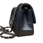 Chanel Iridescent Blue Quilted Leather Mini Flap Bag 2017