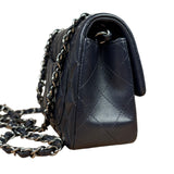 Chanel Iridescent Blue Quilted Leather Mini Flap Bag 2017