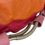 Loewe Leather Nappa Aire Handbag Orange/Pink