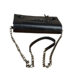 Balenciaga Black Leather Le City Clutch