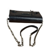 Balenciaga Black Leather Le City Clutch