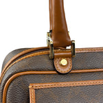 Bally Vintage Leather Coated Monogram Handbag