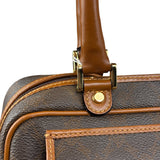 Bally Vintage Leather Coated Monogram Handbag
