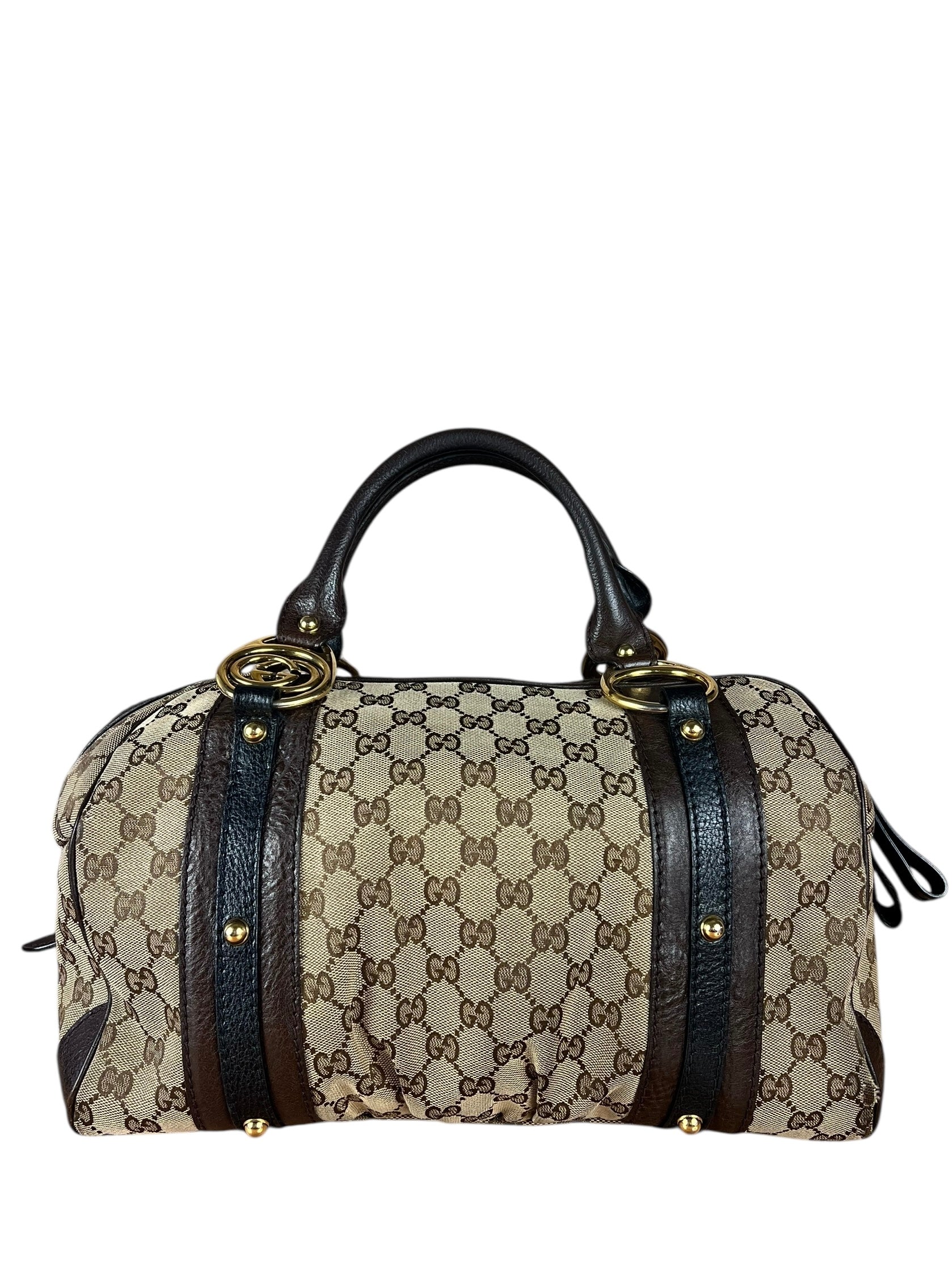 Gucci Babouska Interlocking Boston Bag