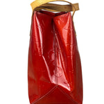 Louis Vuitton Red Canvas Monogram Vernis Hand Bag