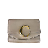 Chloe Motty Grey Small Tri-Fold Wallet