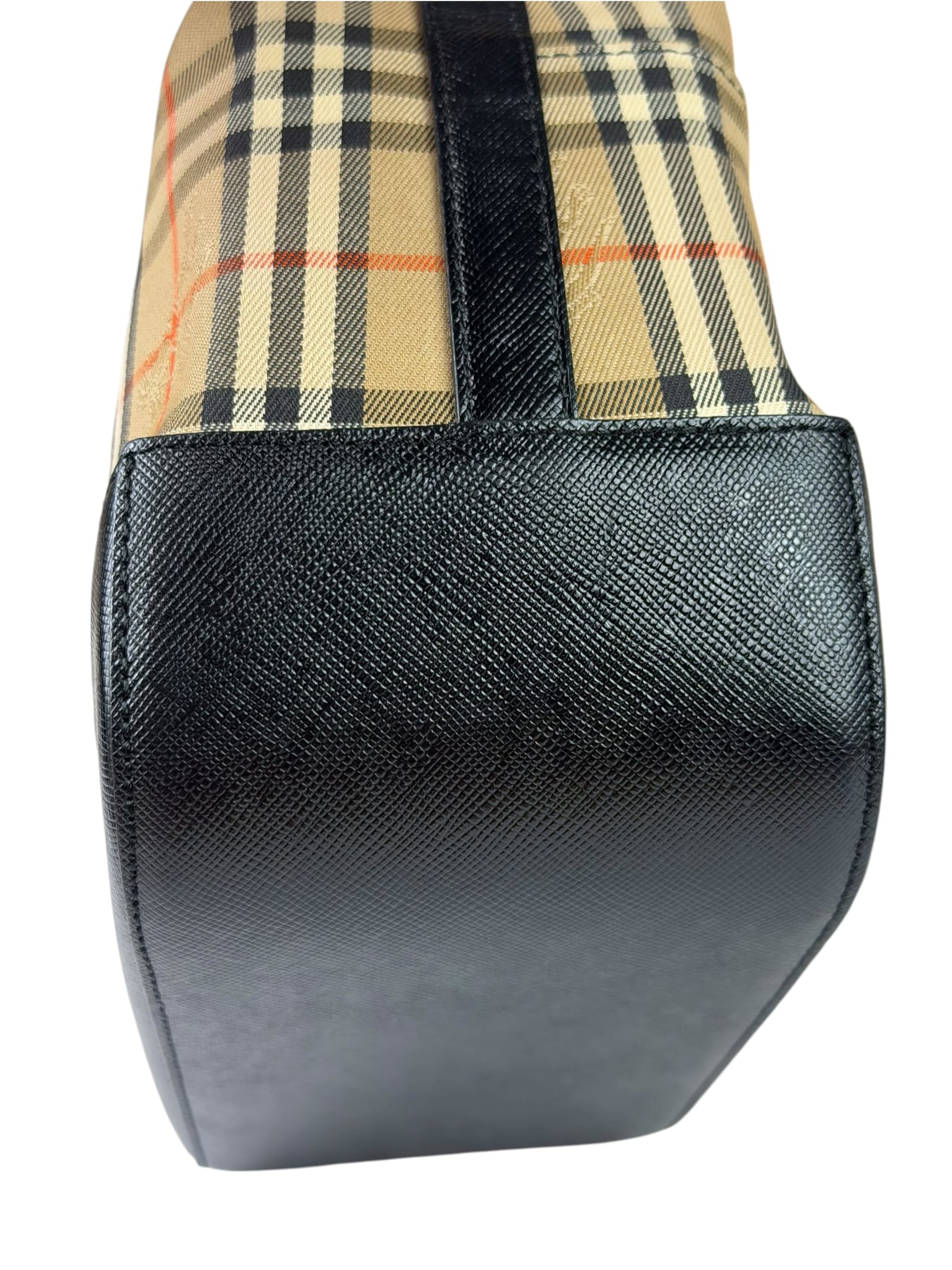 Burberry Haymarket Check Shadow Horse Canvas Shoulder Bag