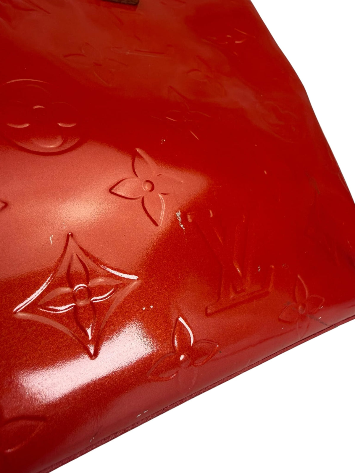 Louis Vuitton Red Vernis Reade Tote PM