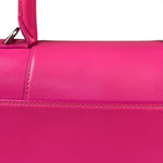 Balenciaga Pink Leather Hourglass Two-Way Bag