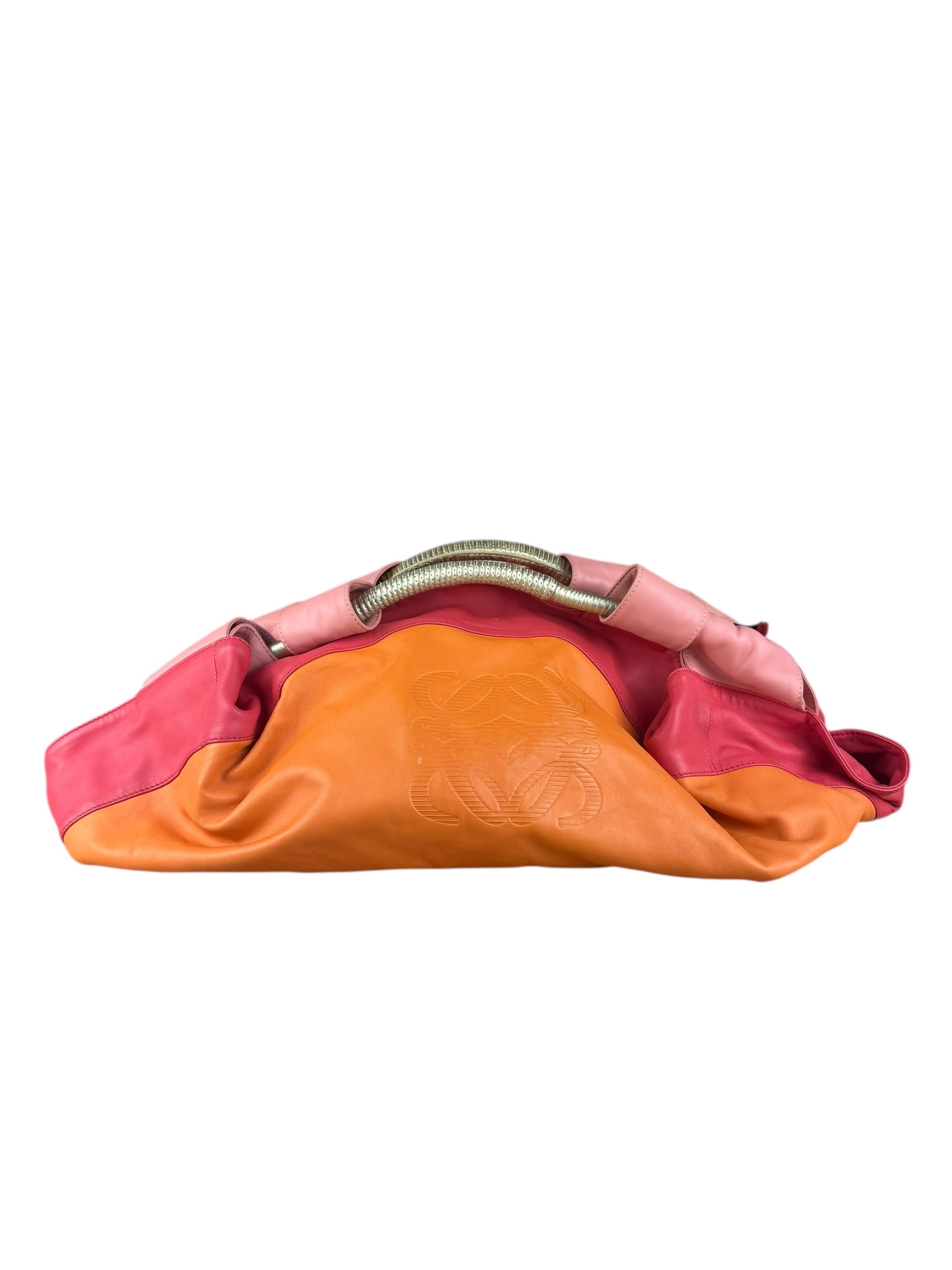 Loewe Leather Nappa Aire Handbag Orange/Pink