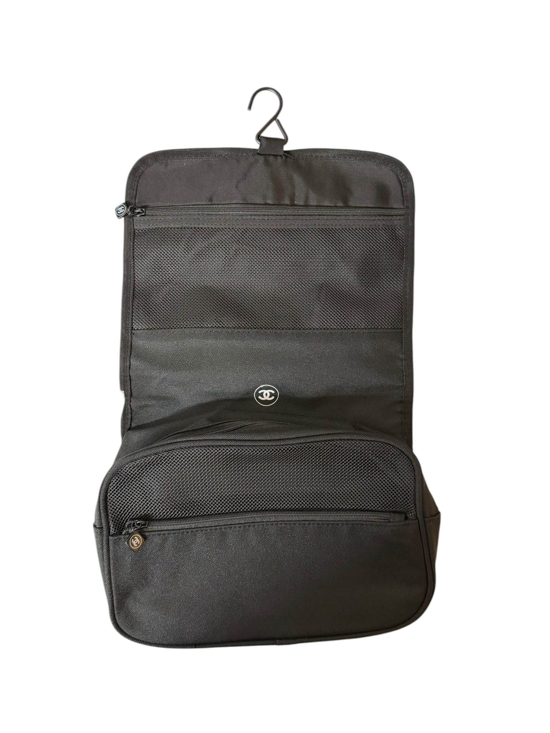 Chanel Beauty Line Black Travel Toiletry Pouch
