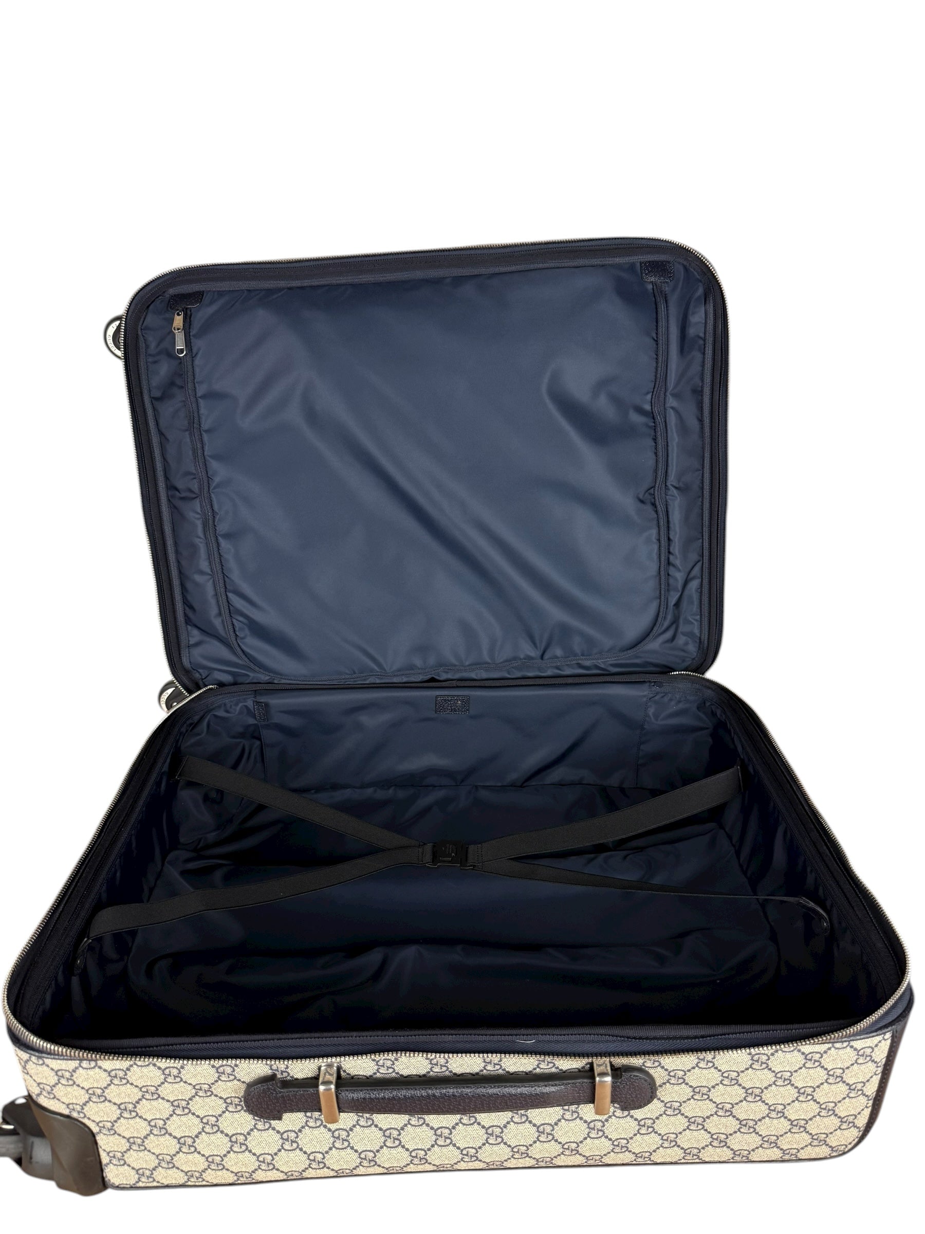 Gucci GG Savoy Navy Medium Trolley Luggage