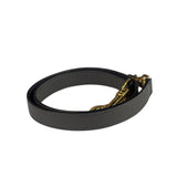 Celine Grey Grained Calfskin Belt Shoulder Bag