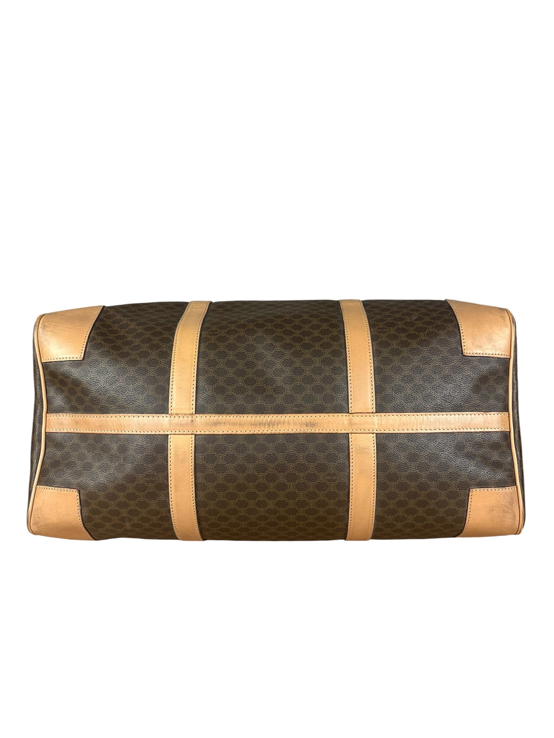 Celine Vintage Macadam Boston Bag