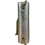 Yves Saint Laurent Metallic Silver Leather Kate Small Tassel Shoulder Bag