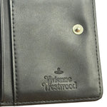 Vivienne Westwood Black Compact Bi-Fold/Kiss Lock Annie Wallet