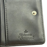 Vivienne Westwood Black Compact Bi-Fold/Kiss Lock Annie Wallet