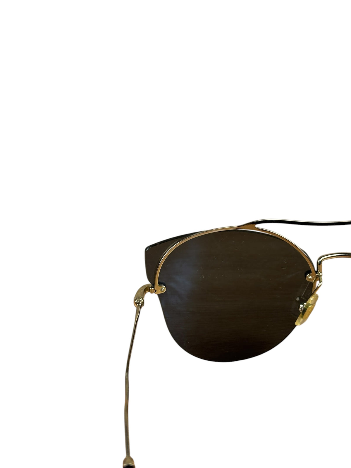 Miu Miu SMU526 Rimless Geometric Aviator-Style Sunglasses