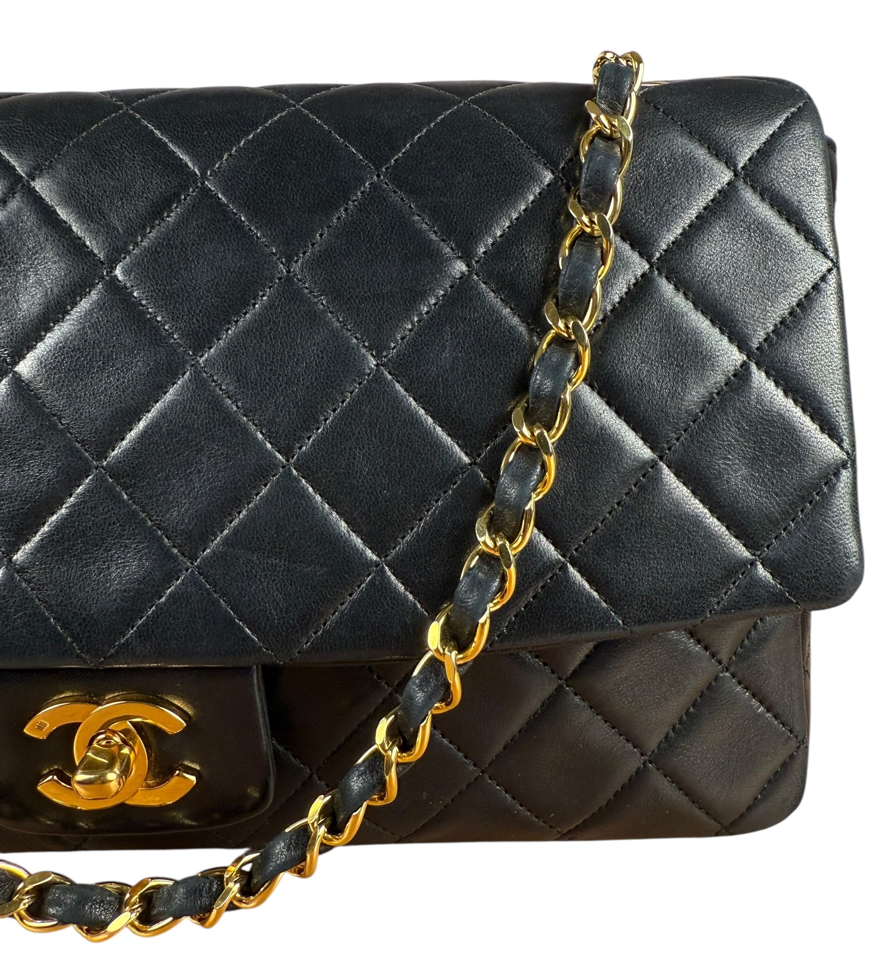 Chanel Quilted Flap Bag Black 1989