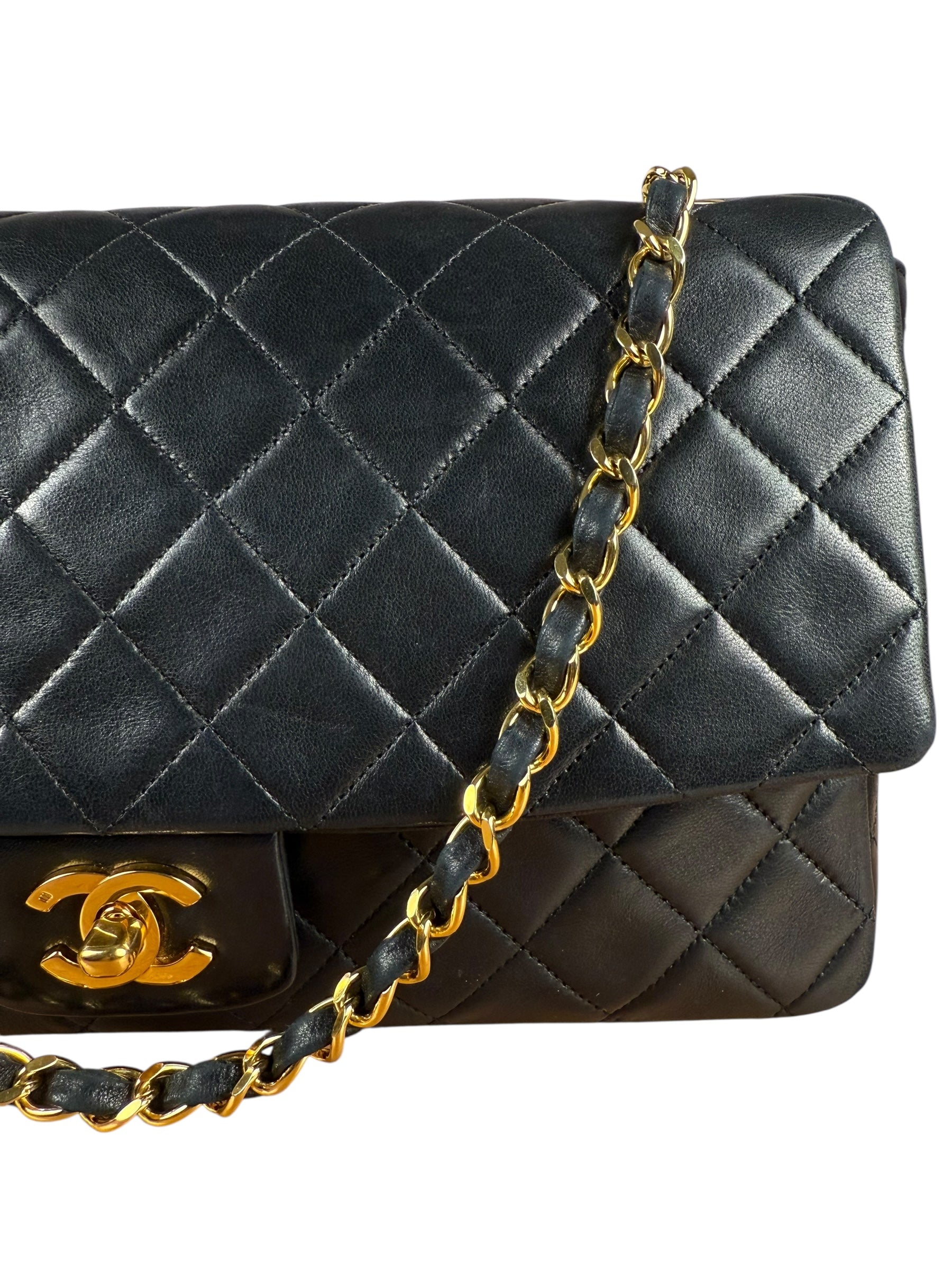 Chanel Quilted Flap Bag Black 1989