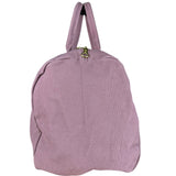 See By Chloé Purple Canvas Weekender Bag