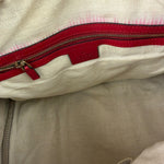Gucci Beige/Red Leather GG Joy Boston Two-Way Bag