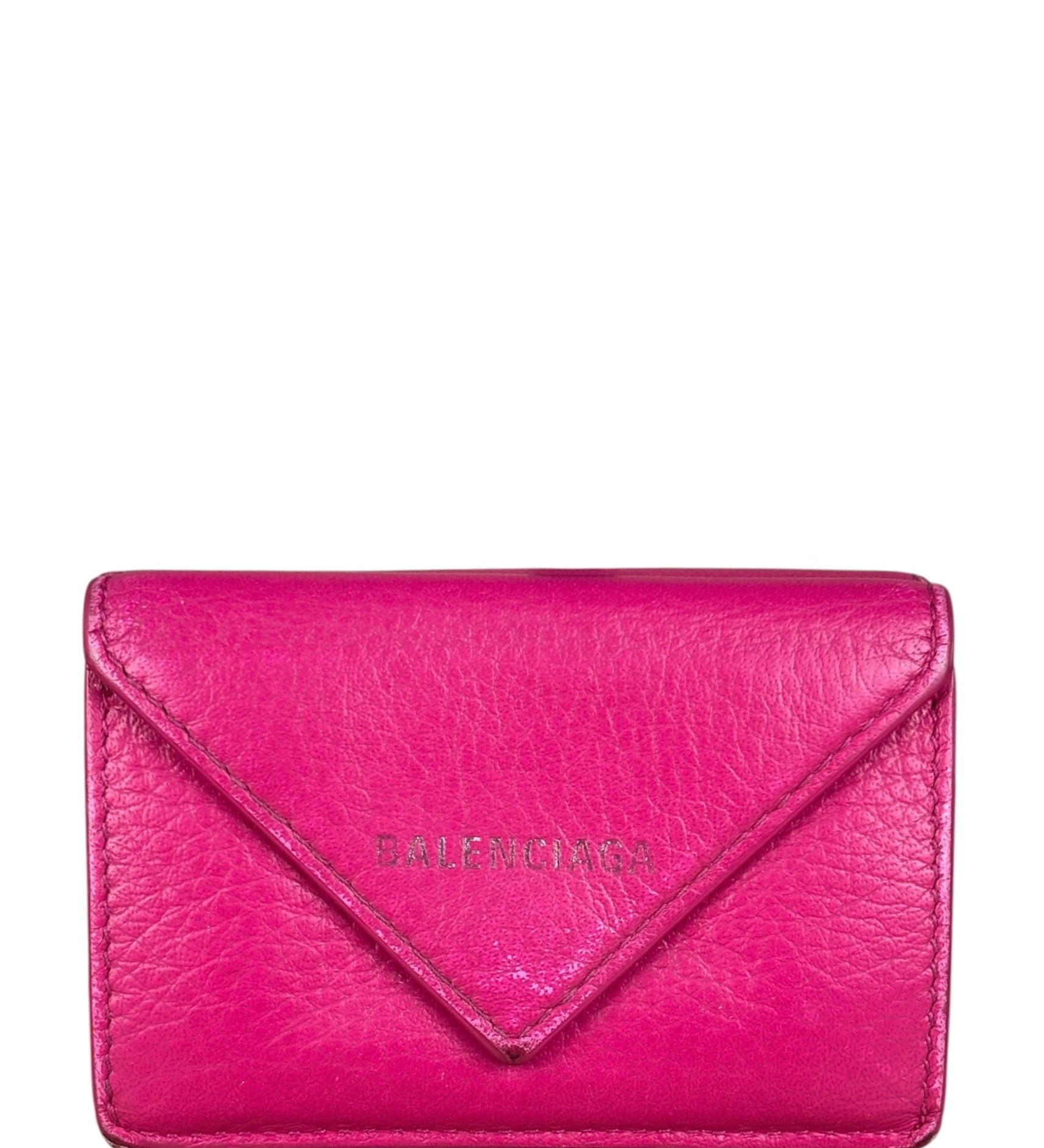 Balenciaga Hot Pink Papier Mini Wallet