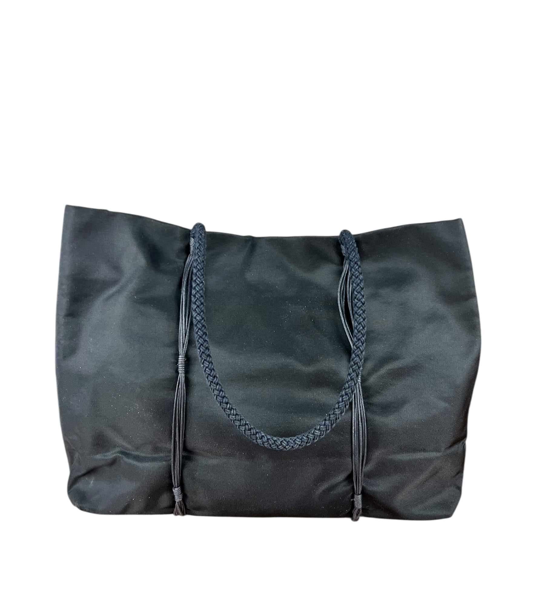 Prada Black Nylon Mini Tote Handbag