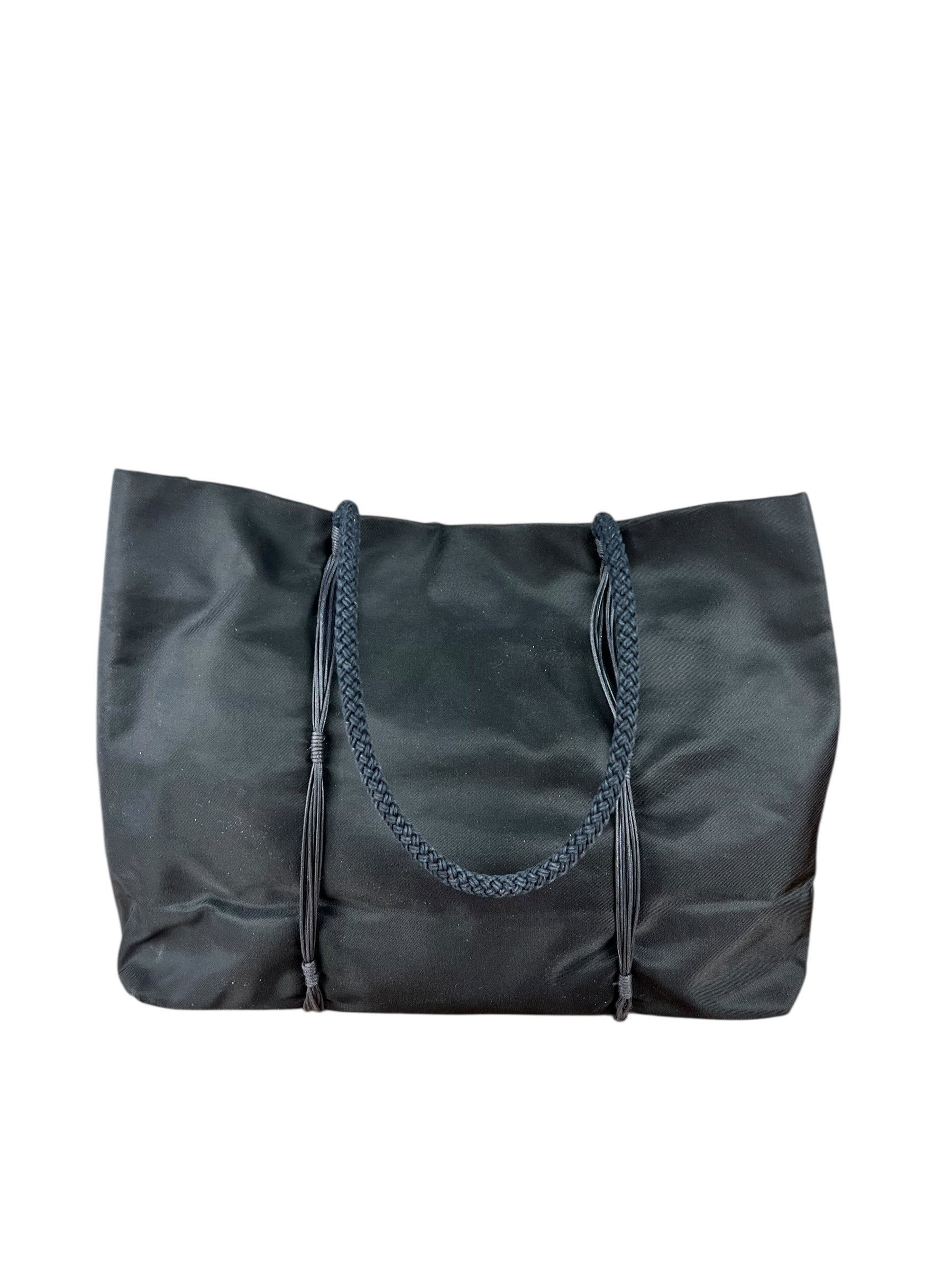 Prada Black Nylon Mini Tote Handbag