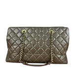 Chanel CC Brown Quilted Leather Perfect Edge Tote 2012