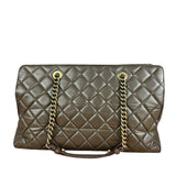Chanel CC Brown Quilted Leather Perfect Edge Tote 2012