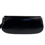 Gucci Black Leather Bamboo Night Small Clutch/Pochette