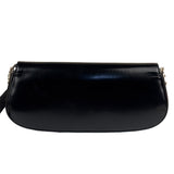 Gucci Black Leather Bamboo Night Small Clutch/Pochette