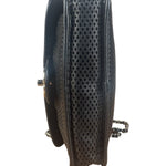 Chanel Black Perforated Leather Up in the Air Flap Bag 2012