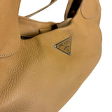 Prada Beige Leather Shoulder Bag
