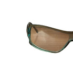 Bvlgari Striking Teal Geometric Temple Sunglasses