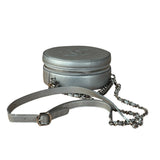 Chanel Silver CC Round as Earth Chain 2Way Bag (Authentic Limited Edition Sample)