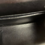 Hermes Black Mini Kelly 20 Box Calf 1991